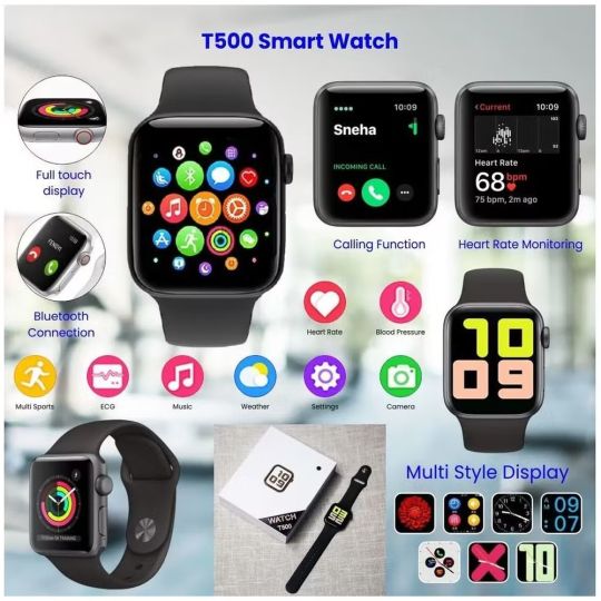 Buy 1 Get 1 Free Smartwatch T500 Ultra Smartwatch