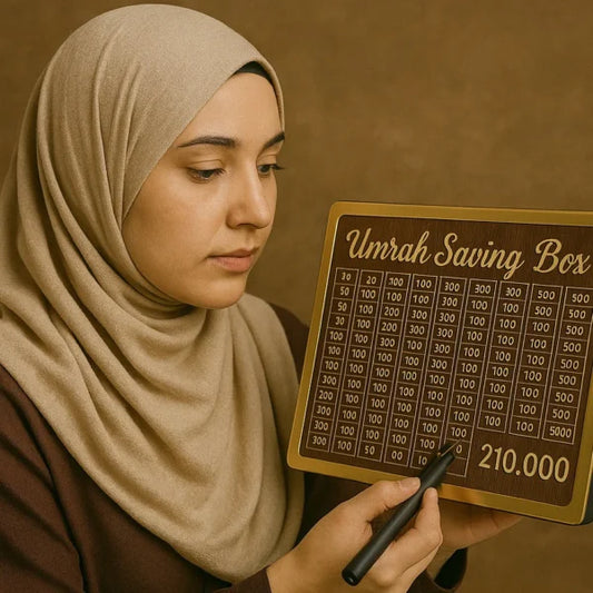 Umrah Saving Box "Journey to Makkah Starts Here"